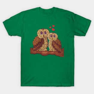 Owl Couple Love T-Shirt